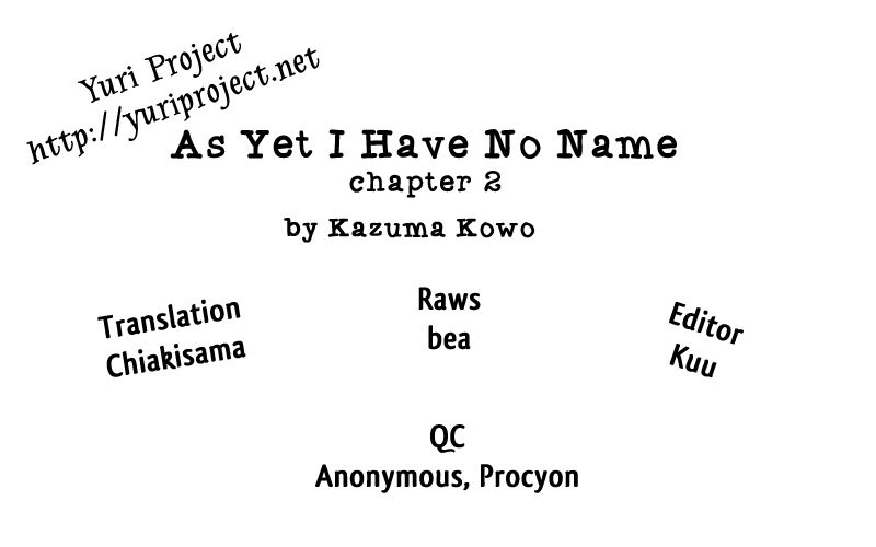 Namae wa Mada Nai Chapter 6 page 15 - Chapter 6 : As Yet I Have No Name - 2nd
