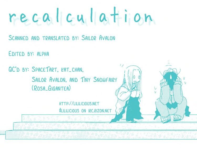 Namae wa Mada Nai Chapter 8 page 9 - Chapter 8 : As Yet I Have No Name Recalculation