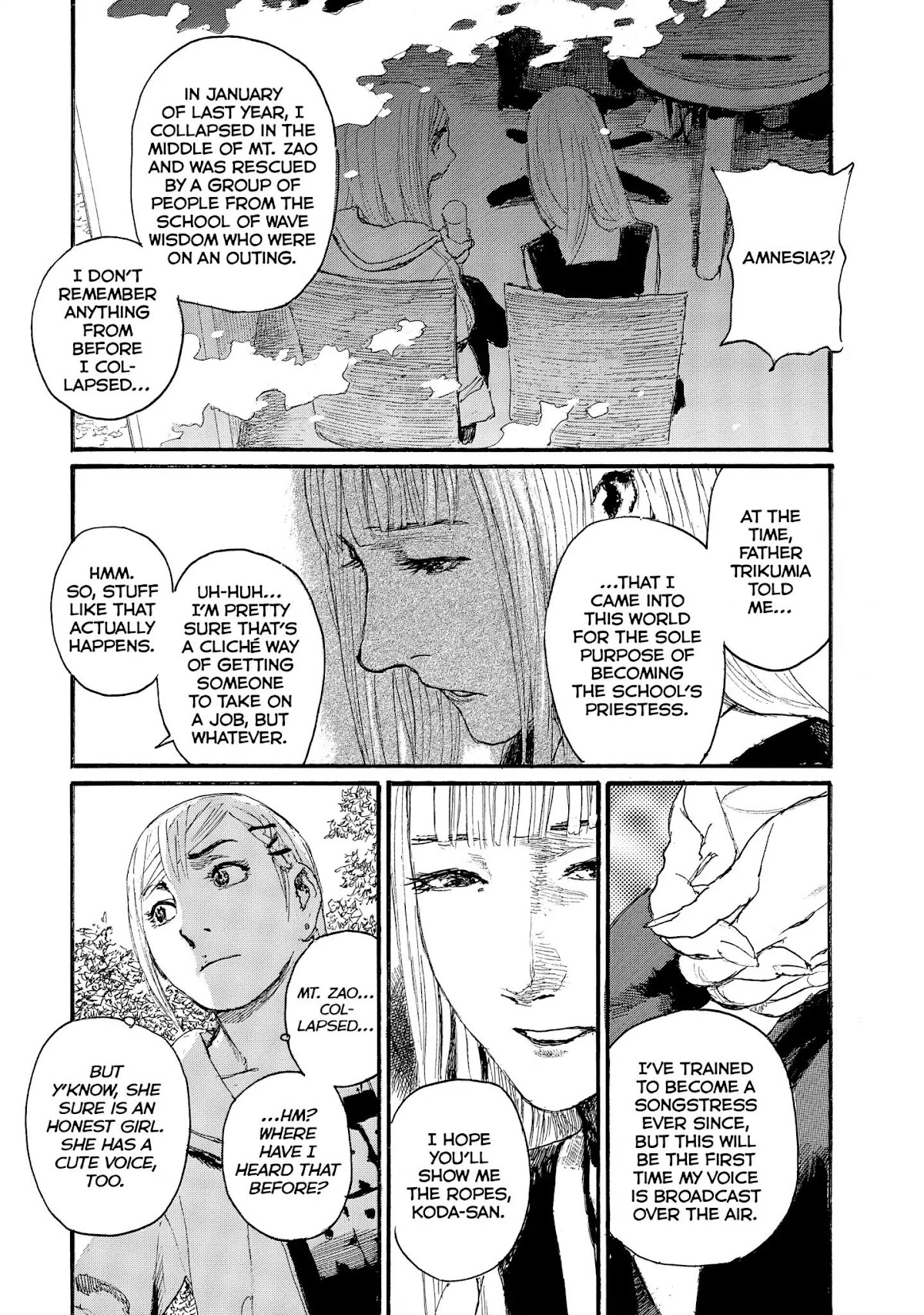 Nami yo Kiite Kure Chapter 38 page 10 - Chapter 38: I Don't Know My Own Name