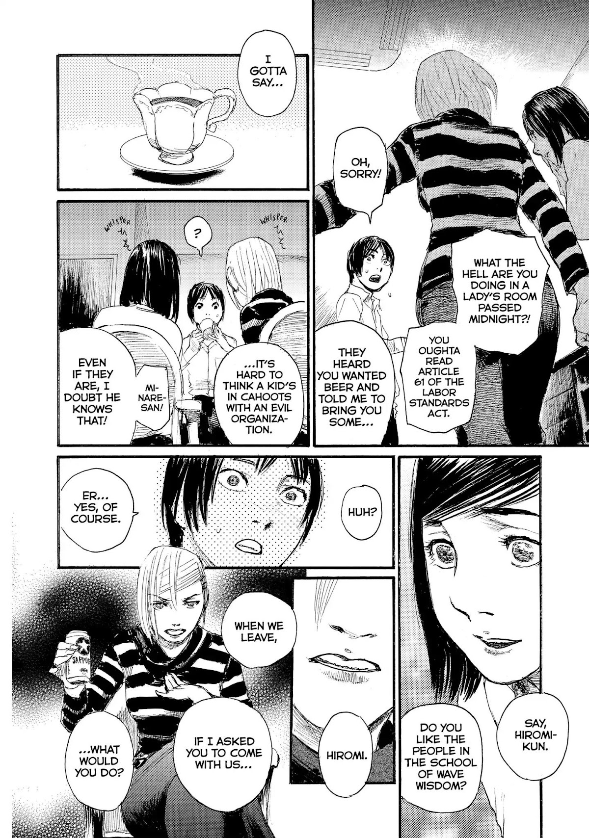 Nami yo Kiite Kure Chapter 39 page 11 - Chapter 39: I Won't Say It.