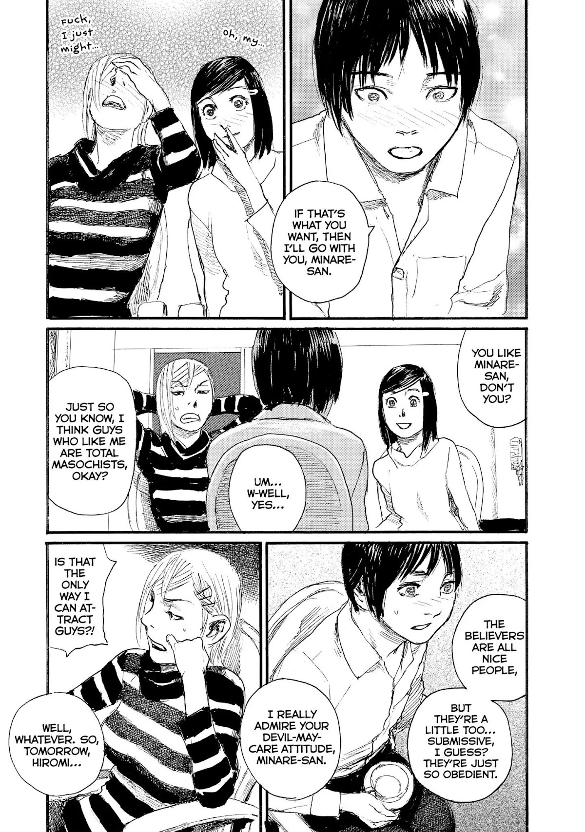 Nami yo Kiite Kure Chapter 39 page 12 - Chapter 39: I Won't Say It.