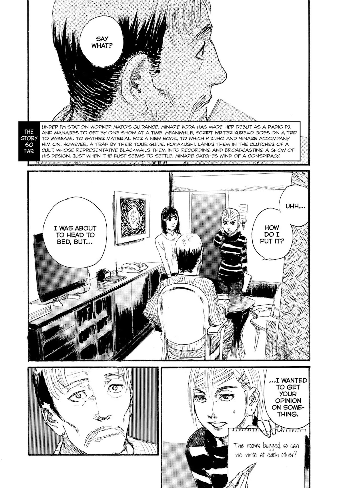 Nami yo Kiite Kure Chapter 39 page 4 - Chapter 39: I Won't Say It.