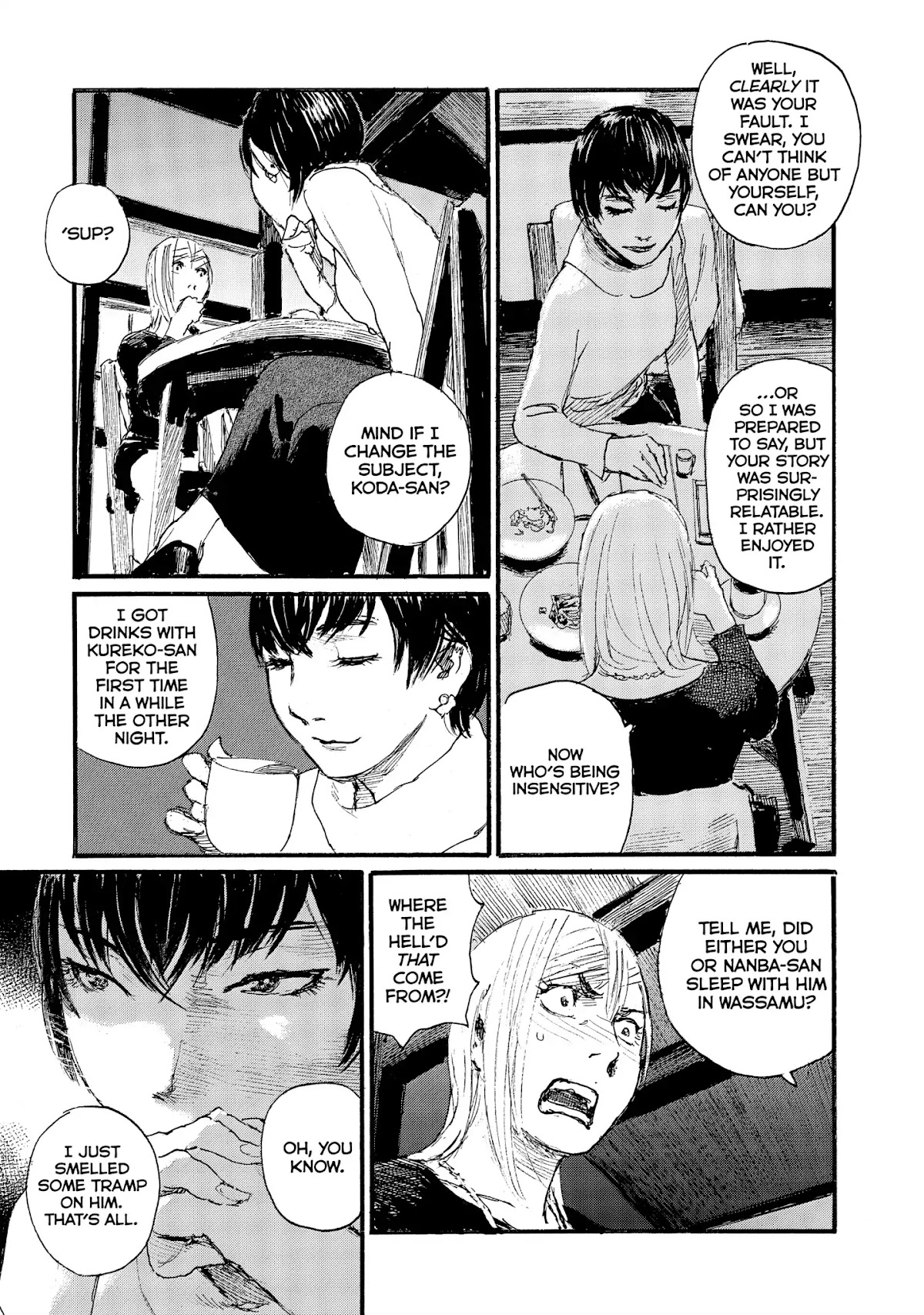 Nami yo Kiite Kure Chapter 46 page 8 - Chapter 46: Not All Men Are Dirtbags