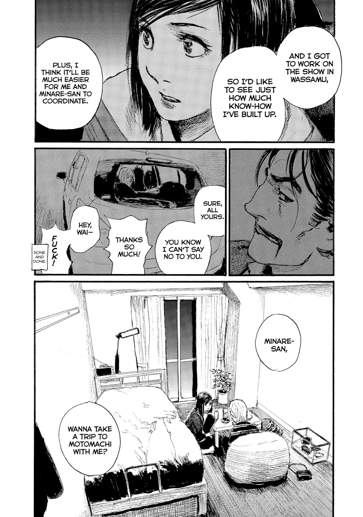 Nami yo Kiite Kure Chapter 47 page 9 - Chapter 47: I Can't Confine You