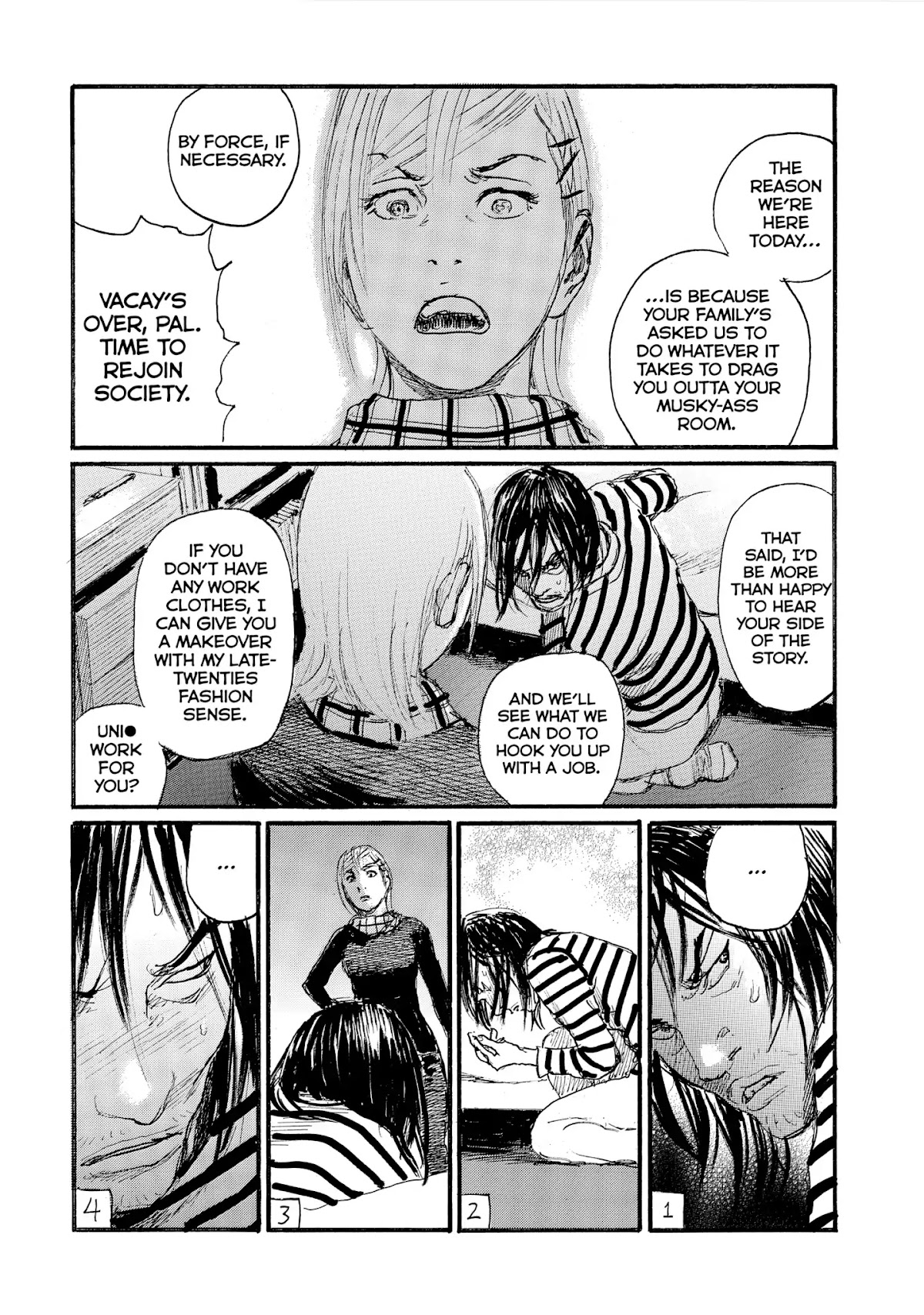 Nami yo Kiite Kure Chapter 50 page 12 - Chapter 50: I Can't Be Bothered