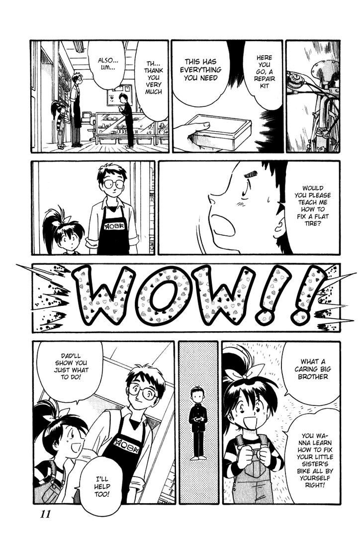 Namikibashi Doori: Aoba Jitenshaten Chapter 10 page 11 - Chapter 10 : A Moment of Stretching