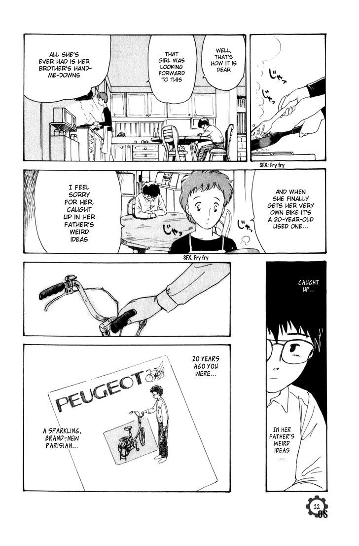 Namikibashi Doori: Aoba Jitenshaten Chapter 6.5 page 12 - Chapter 6.5 : The Same as that Sky