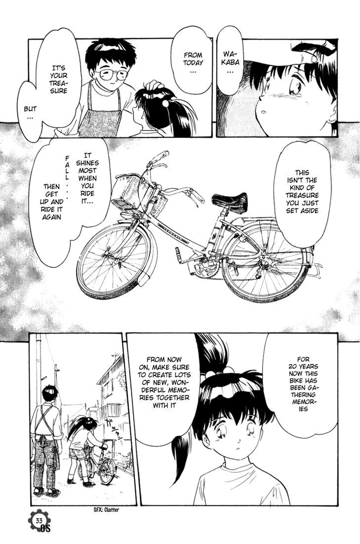 Namikibashi Doori: Aoba Jitenshaten Chapter 6.5 page 33 - Chapter 6.5 : The Same as that Sky