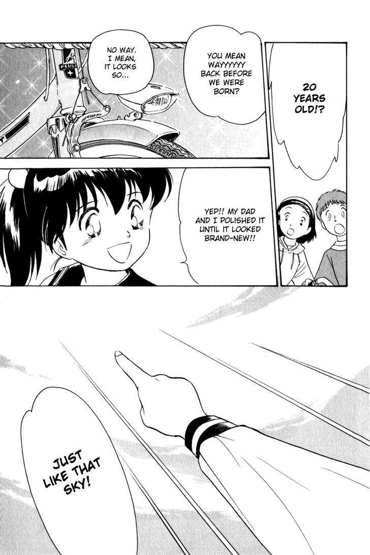 Namikibashi Doori: Aoba Jitenshaten Chapter 6.5 page 35 - Chapter 6.5 : The Same as that Sky