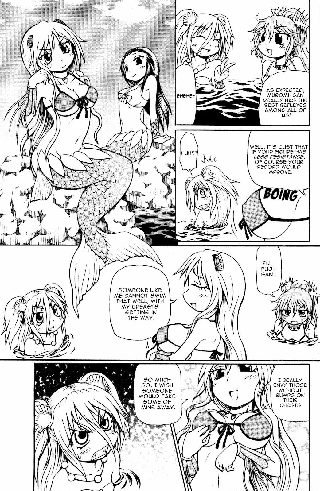 Namiuchigiwa no Muromi-san Chapter 21 page 4 - Chapter 21: Muromi-san and the twin mountains