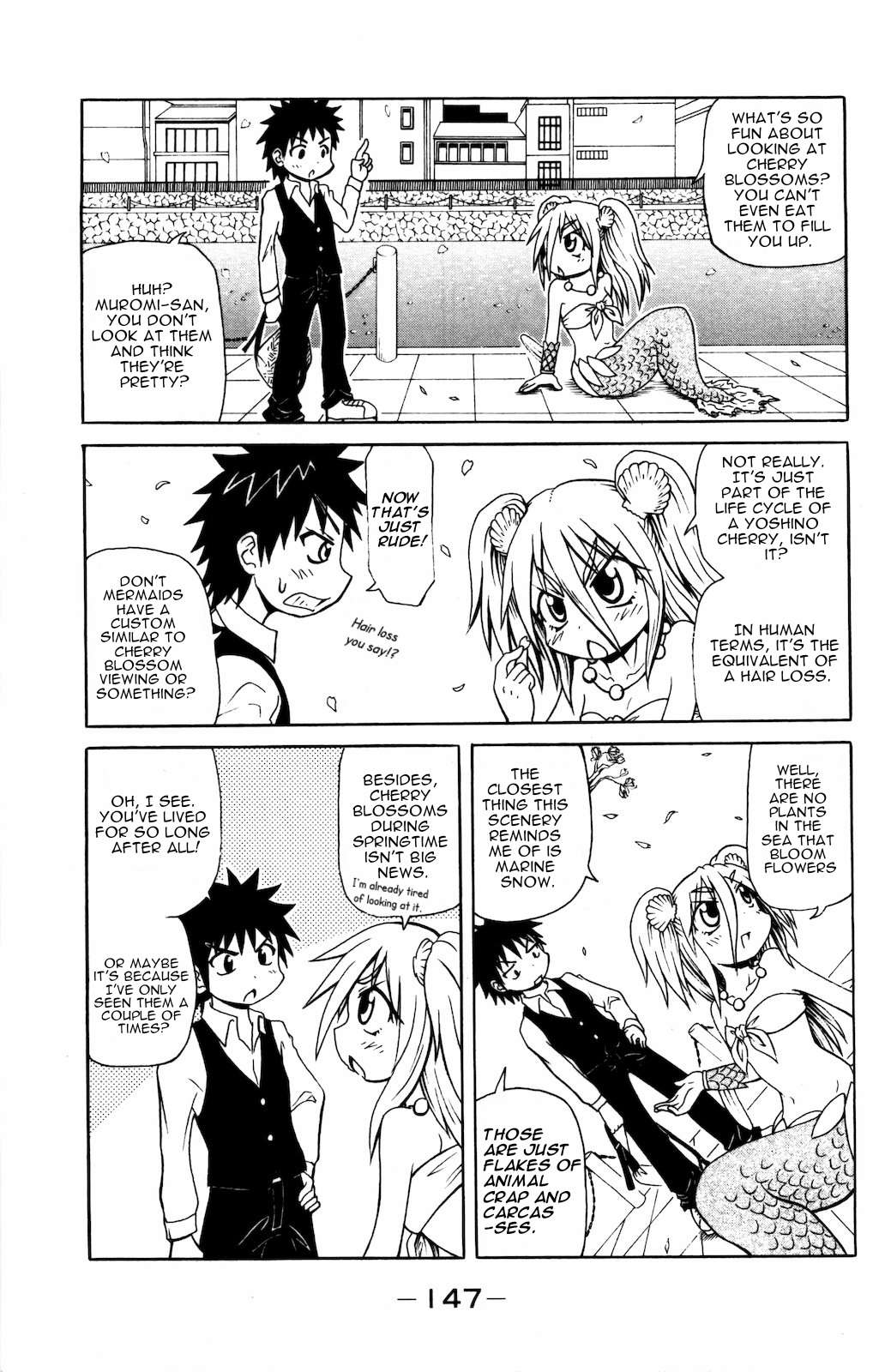 Namiuchigiwa no Muromi-san Chapter 38 page 3 - Chapter 38: Riot of Cherry Blossoms