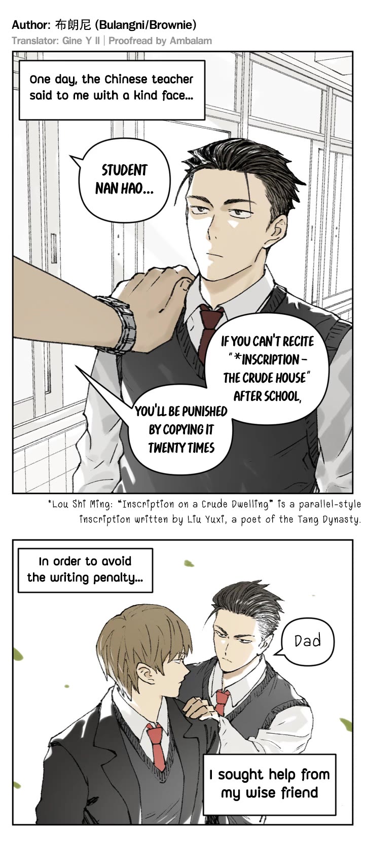 Nan Hao & Shang Feng Chapter 119 page 3 - Chapter 119: Reciting texts