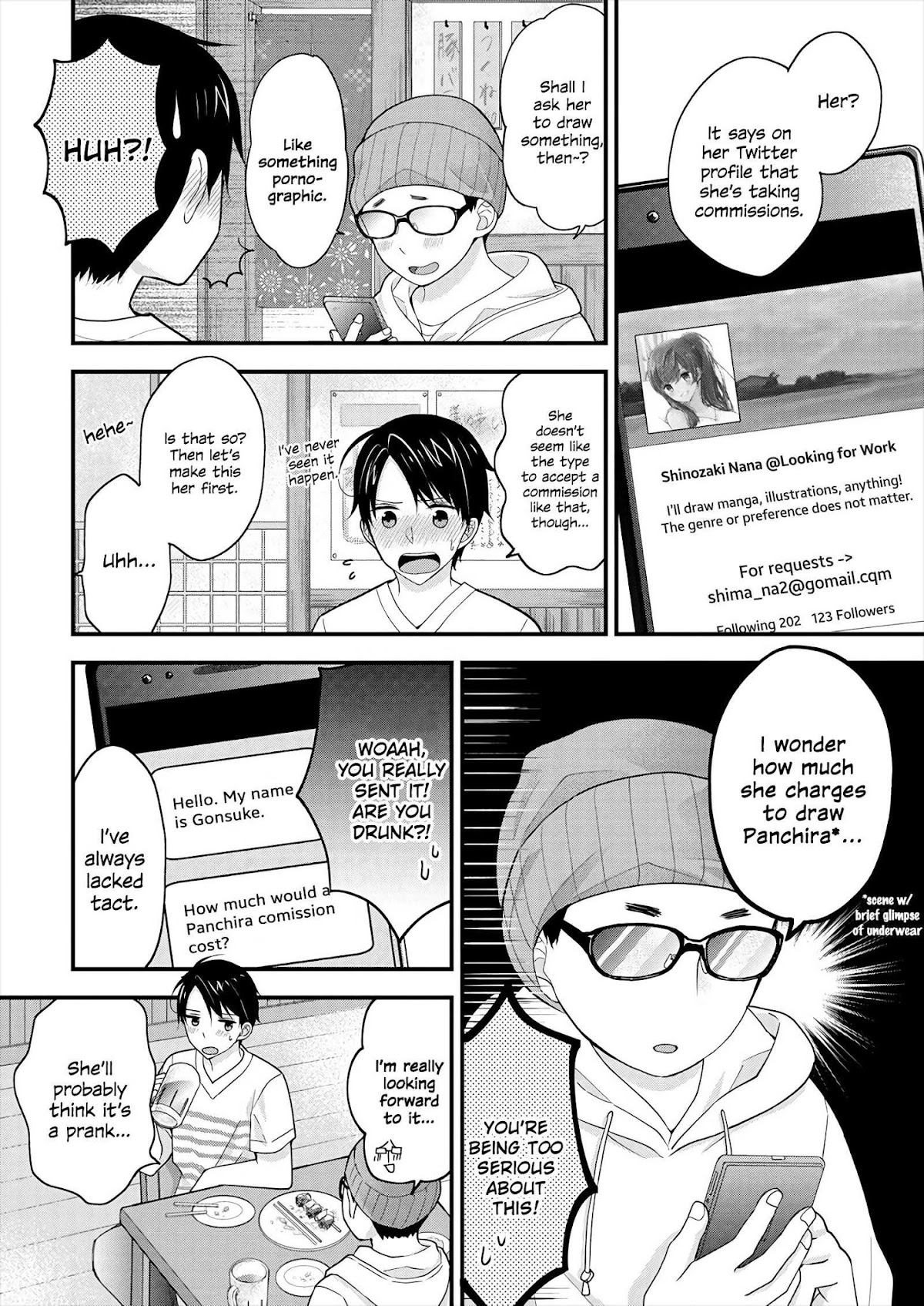 Nana Shimazaki, Looking For Work Chapter 1 page 9 - Chapter 1: The Neighbor's Secret