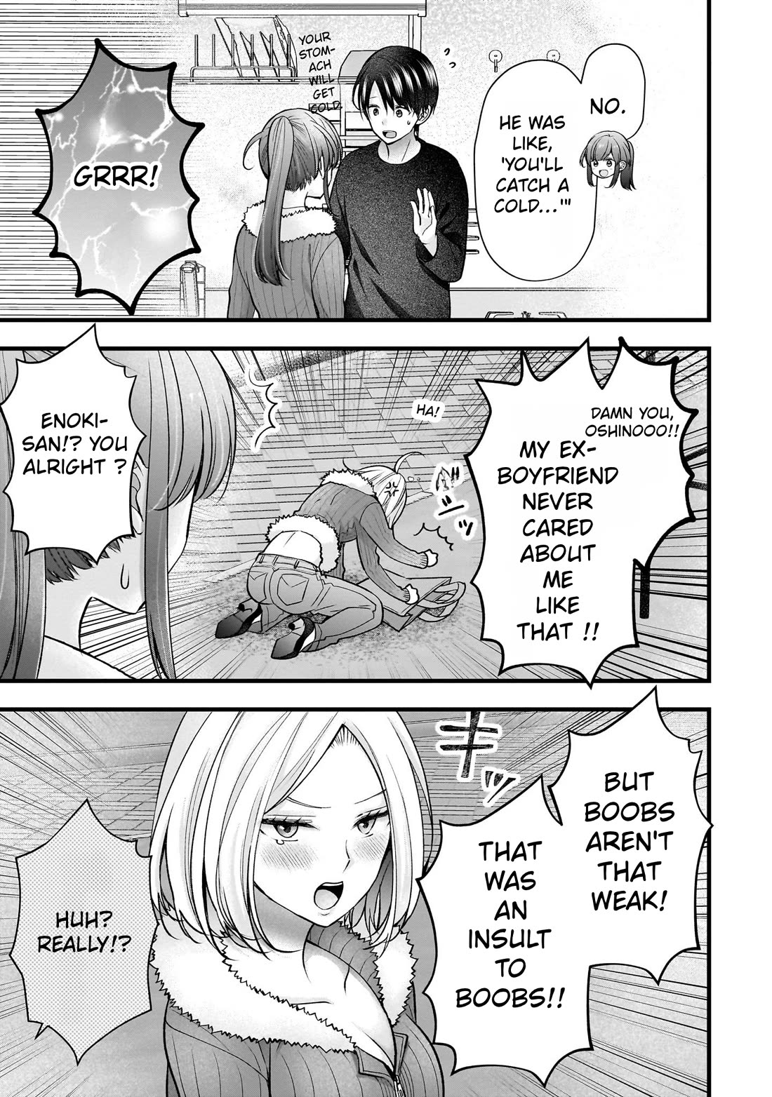 Nana Shimazaki, Looking For Work Chapter 50 page 5 - Chapter 50: Enoki-san's boob tour