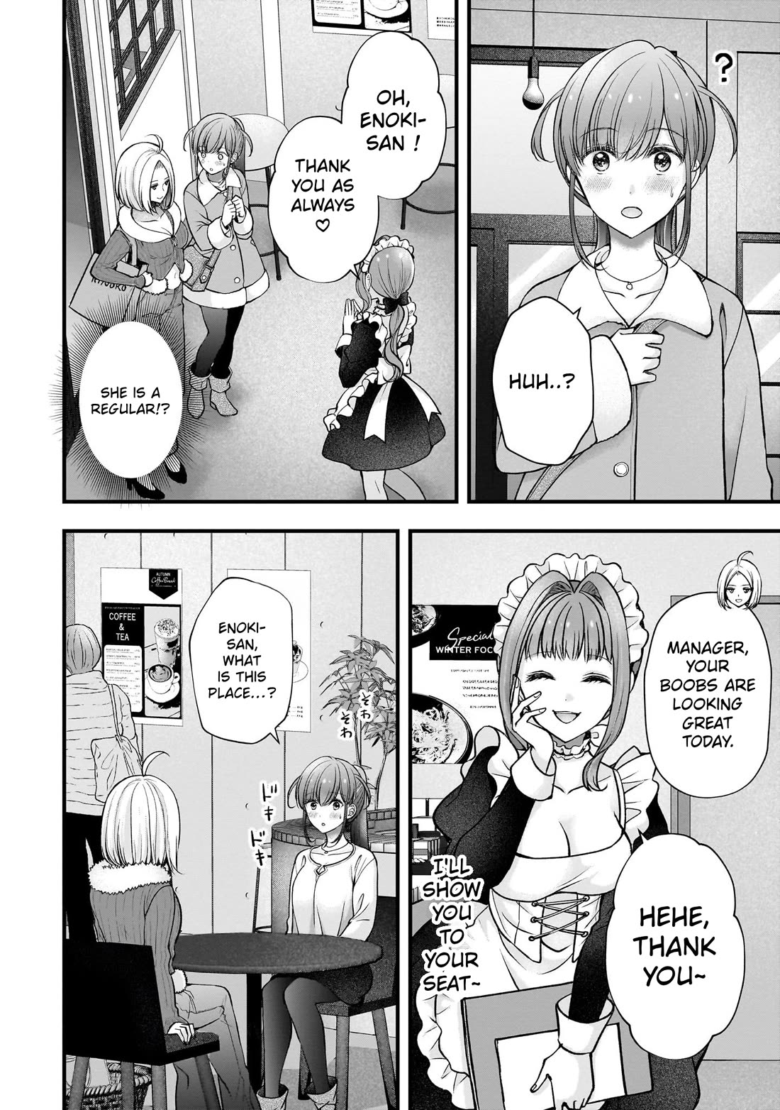 Nana Shimazaki, Looking For Work Chapter 50 page 8 - Chapter 50: Enoki-san's boob tour