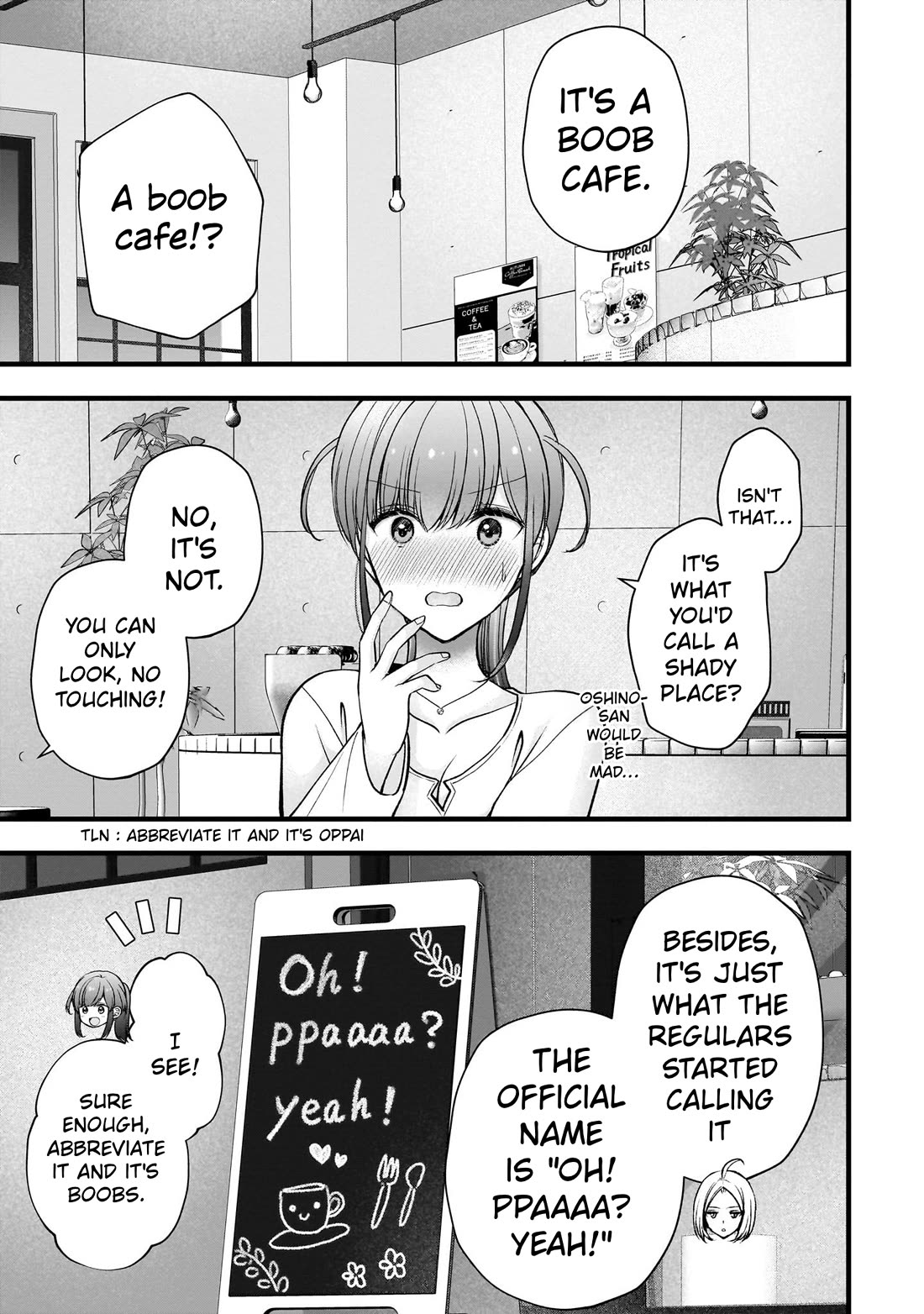 Nana Shimazaki, Looking For Work Chapter 50 page 9 - Chapter 50: Enoki-san's boob tour