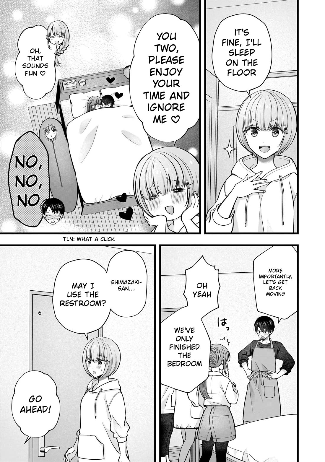Nana Shimazaki, Looking For Work Chapter 53 page 9 - Chapter 53: We've started living together