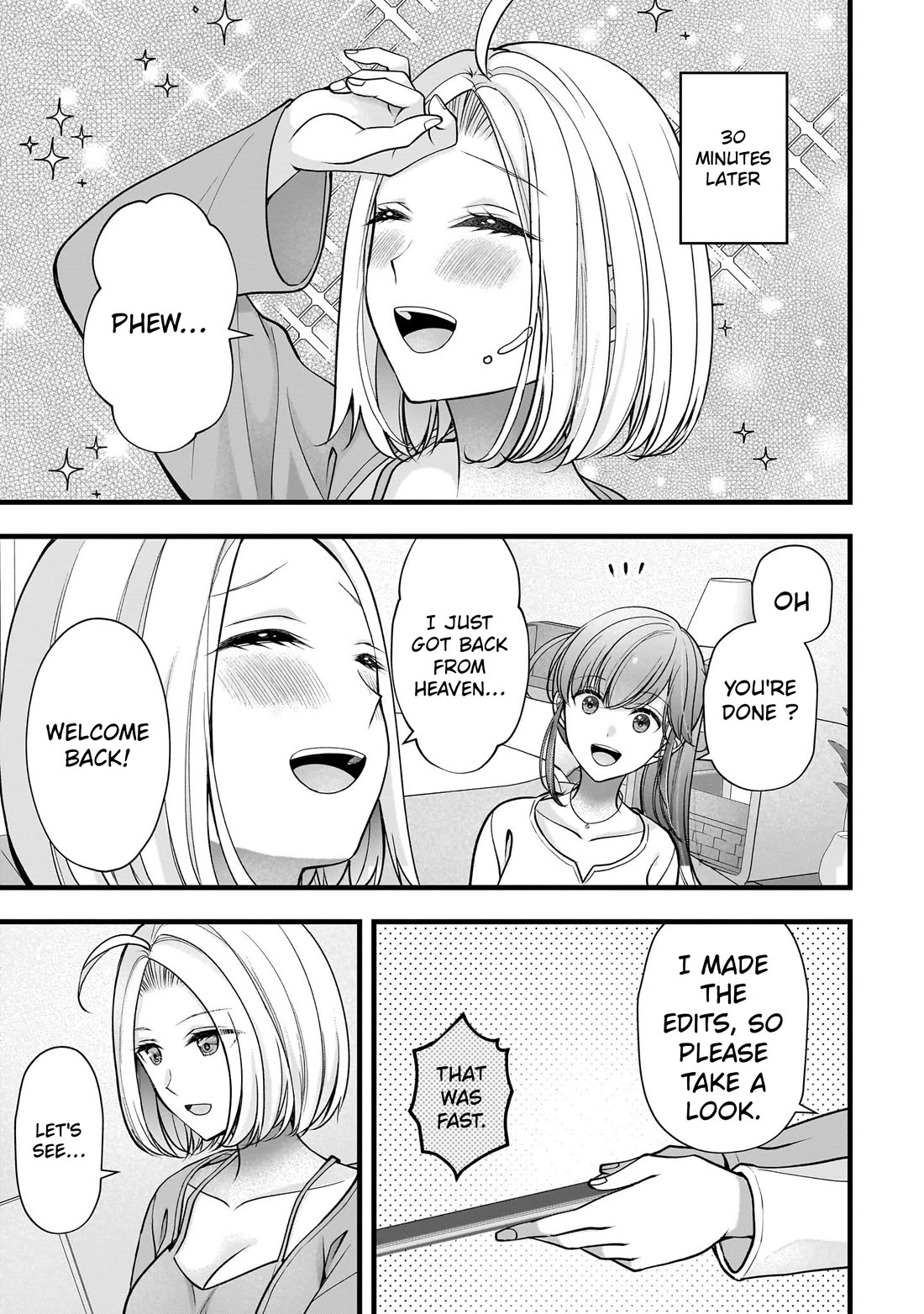 Nana Shimazaki, Looking For Work Chapter 56 page 13 - Chapter 56: Visiting Enoki's room