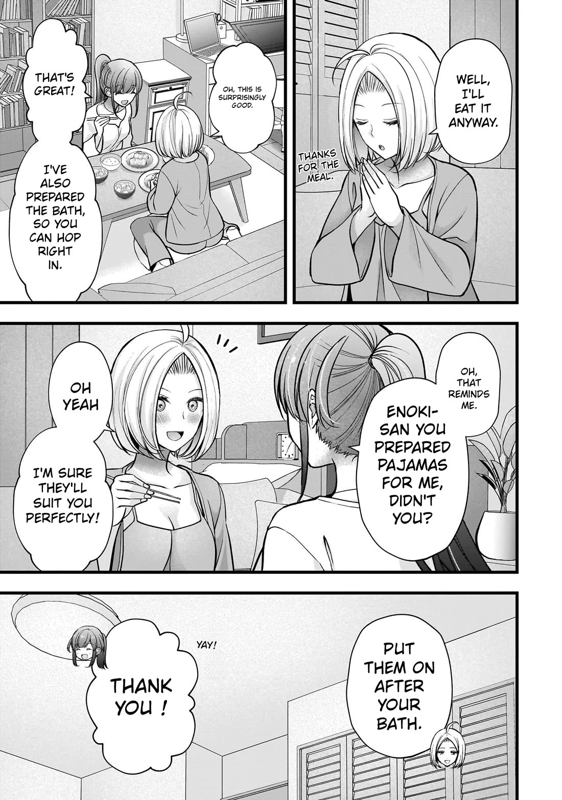 Nana Shimazaki, Looking For Work Chapter 56 page 19 - Chapter 56: Visiting Enoki's room
