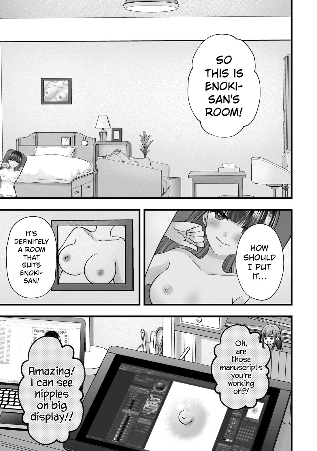 Nana Shimazaki, Looking For Work Chapter 56 page 3 - Chapter 56: Visiting Enoki's room