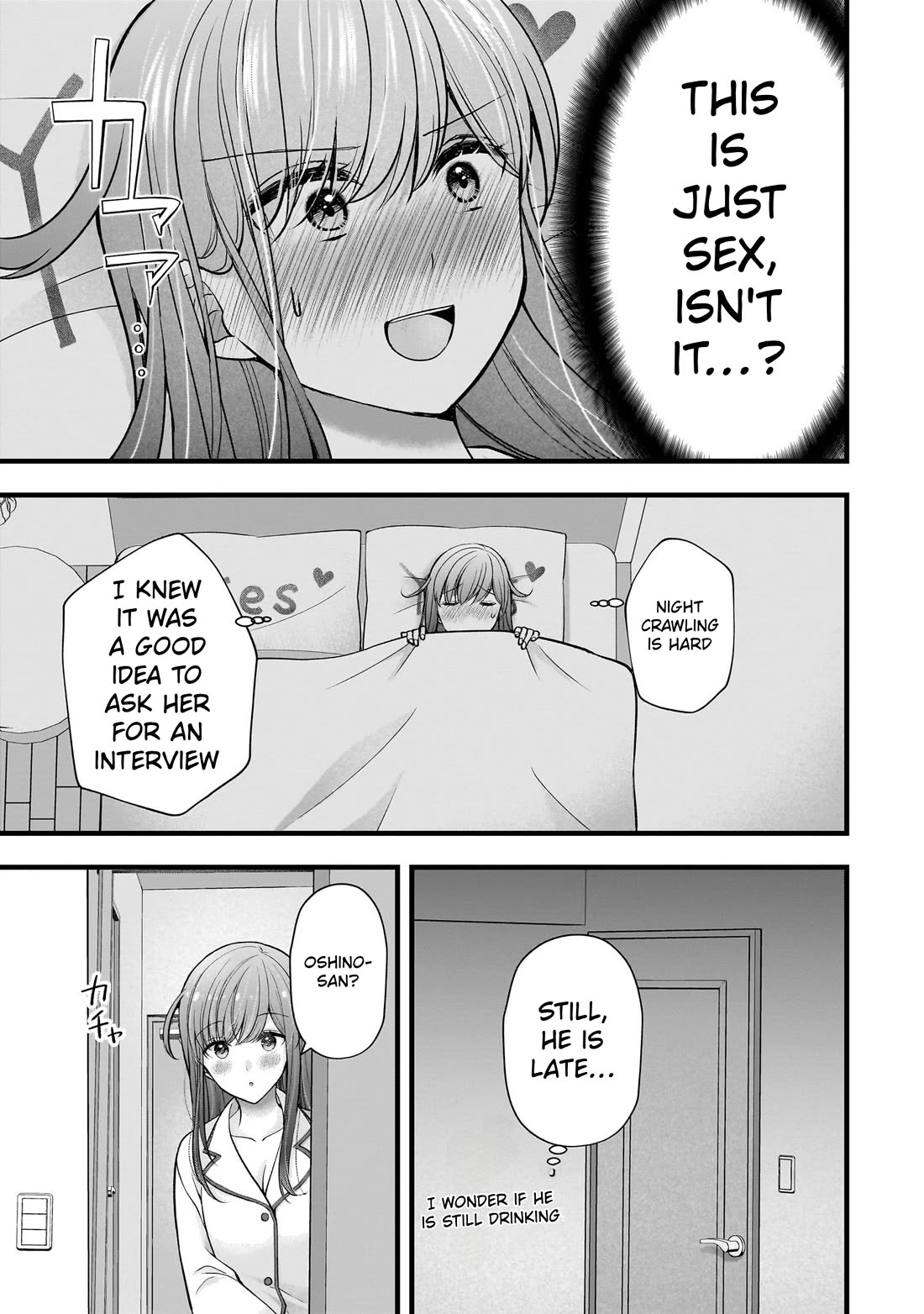 Nana Shimazaki, Looking For Work Chapter 57 page 13 - Chapter 57: My first night visit