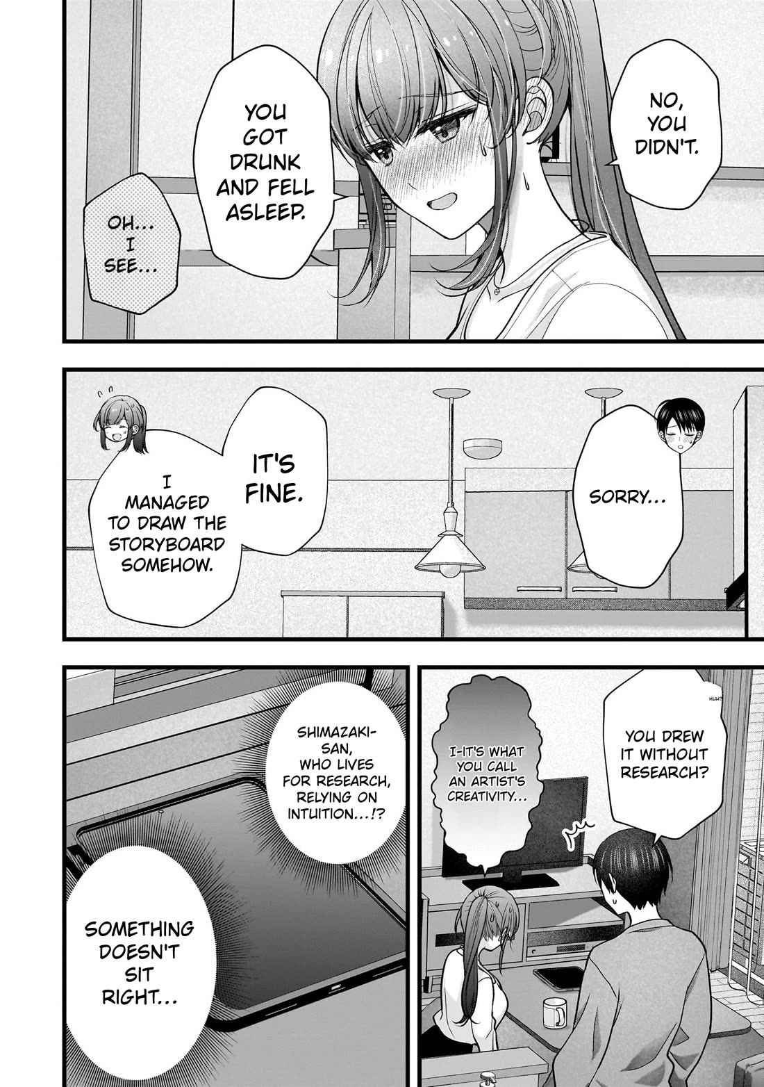 Nana Shimazaki, Looking For Work Chapter 58 page 6 - Chapter 58: Isn't this different from a night visit