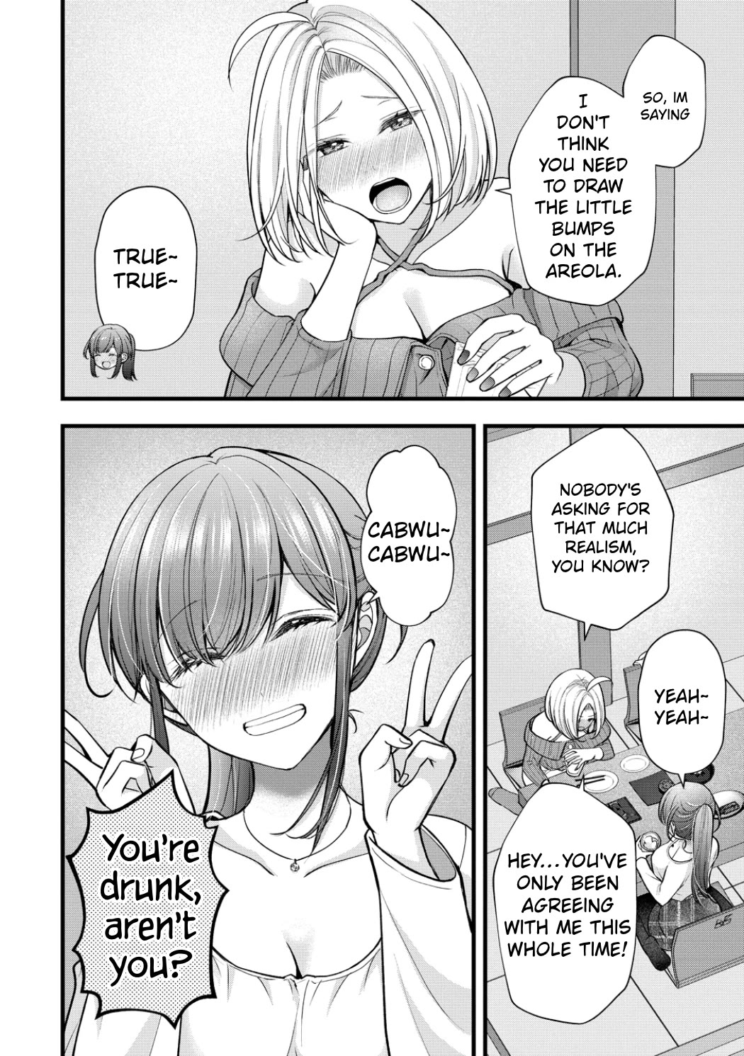 Nana Shimazaki, Looking For Work Chapter 61 page 16 - Chapter 61: The Ecchi Author's Wholesome Drinking Party