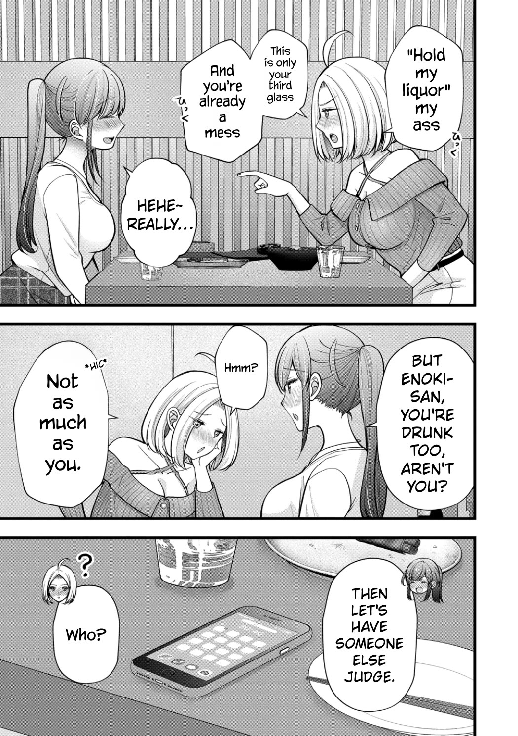 Nana Shimazaki, Looking For Work Chapter 61 page 17 - Chapter 61: The Ecchi Author's Wholesome Drinking Party