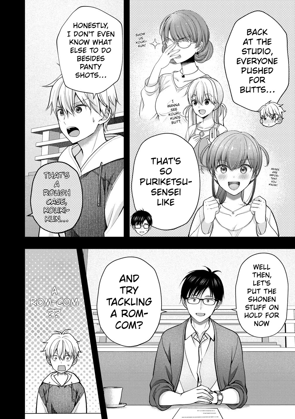 Nana Shimazaki, Looking For Work Chapter 64 page 6 - Chapter 64: If You're drawing a rom-com