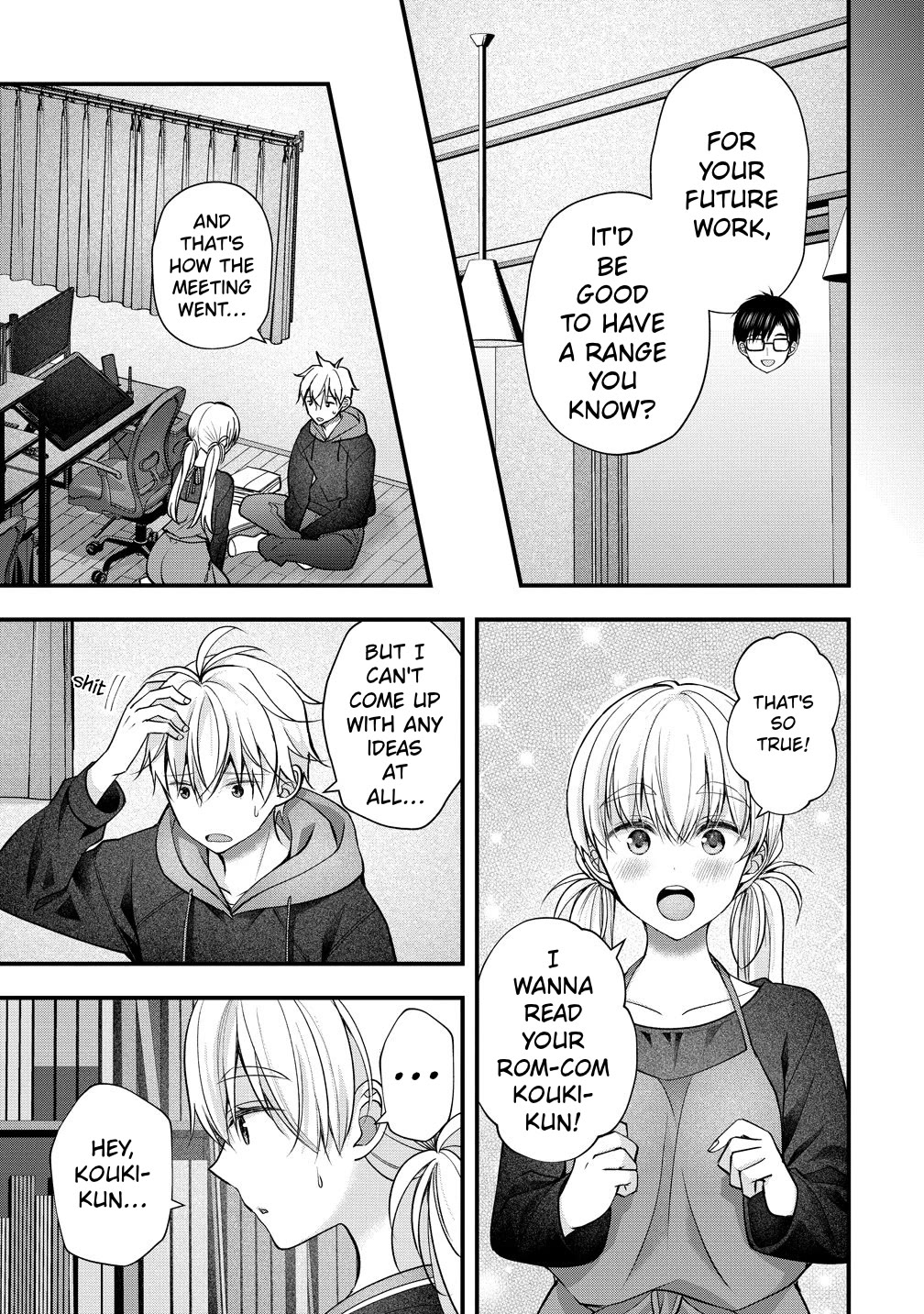 Nana Shimazaki, Looking For Work Chapter 64 page 7 - Chapter 64: If You're drawing a rom-com
