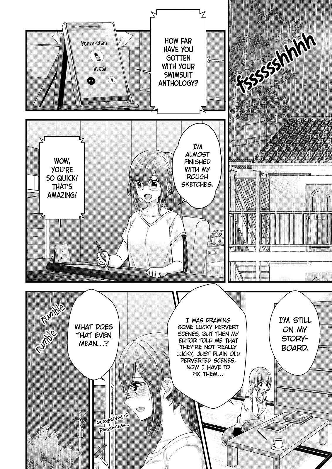 Nana Shimazaki, Looking For Work Chapter 8 page 2 - Chapter 8: When Thunder Rumbles