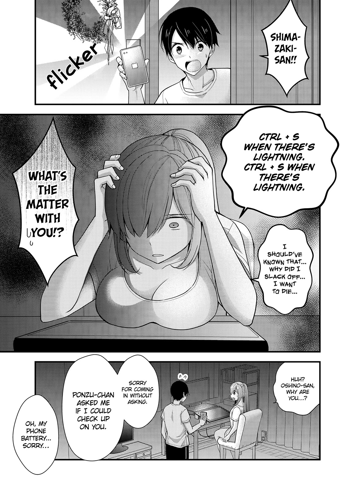 Nana Shimazaki, Looking For Work Chapter 8 page 9 - Chapter 8: When Thunder Rumbles
