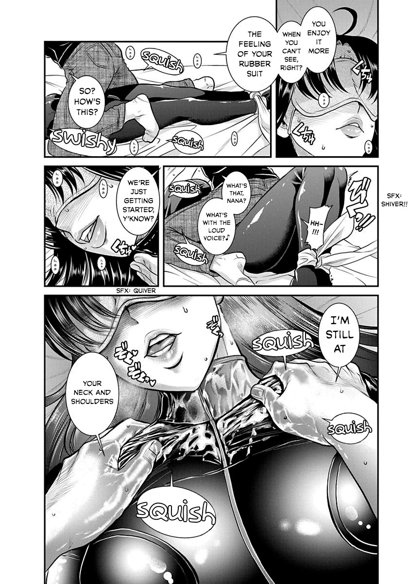 Nana to Kaoru - Kokosei no SM gokko Chapter 15 page 14 - Chapter 15: Dom and Sub, separated by a layer of rubber