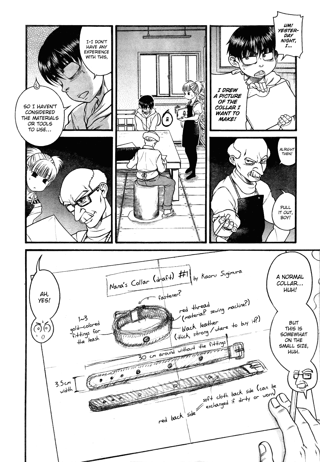 Nana to Kaoru Chapter 104 page 3 - Chapter 104: How Do You Make A Collar?!