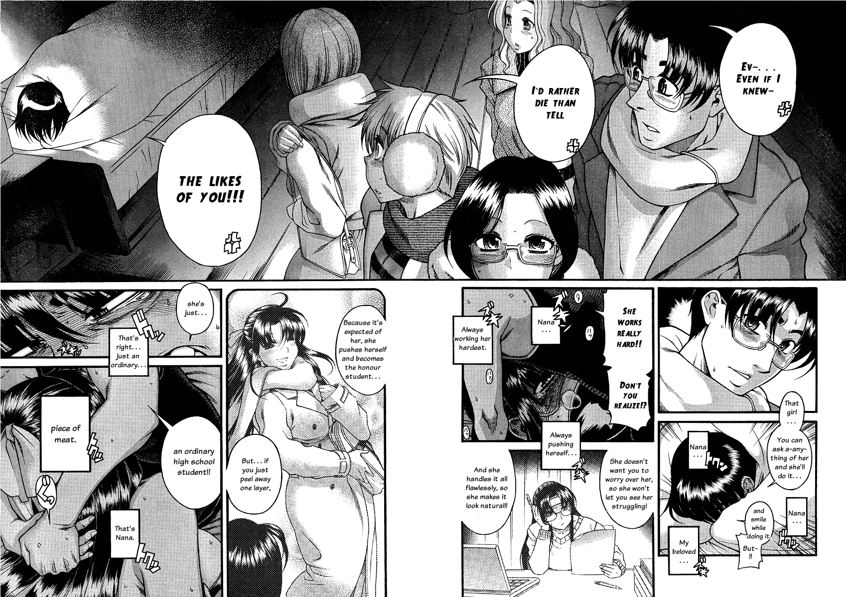 Nana to Kaoru Chapter 60 page 8 - Chapter 60: You Worthless Lot, Learn Some Shame