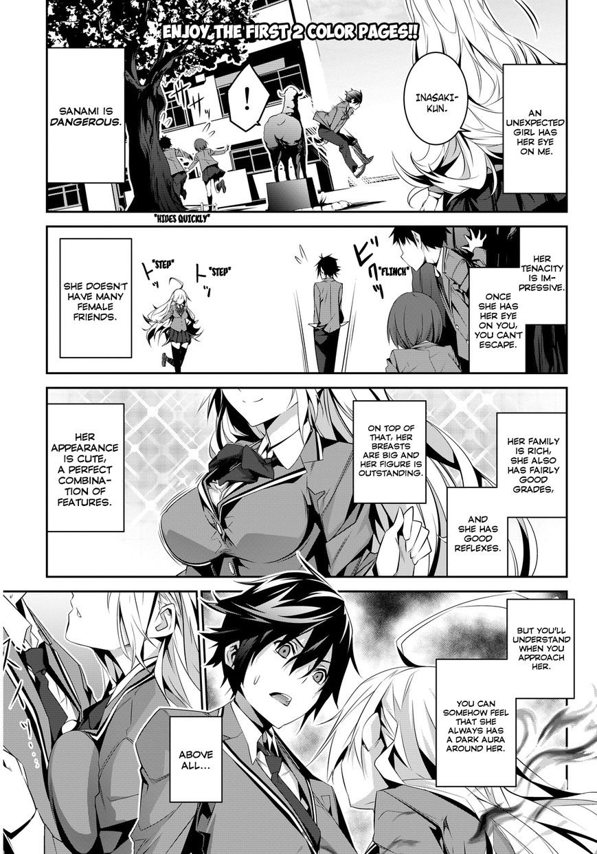 Nanai Sanami ga Kiratte Kurenai Chapter 0 page 3 - Chapter 0 : Oneshot
