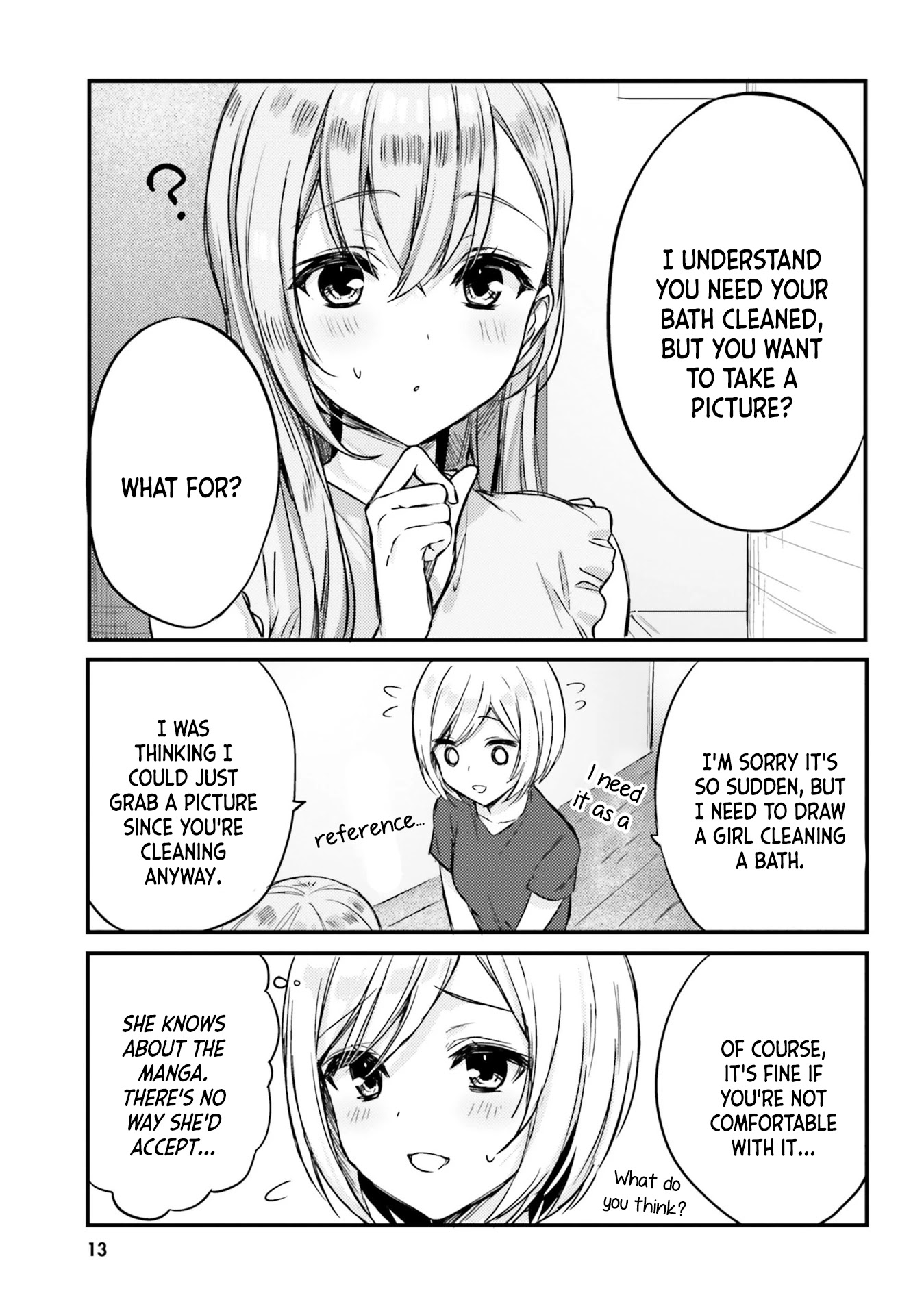 Nanako From The Neighborhood Chapter 11 page 1 - Chapter 11: Nanako-san and cleaning the bath