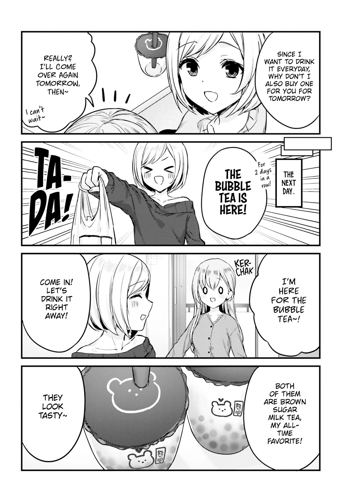 Nanako From The Neighborhood Chapter 16.5 page 2 - Chapter 16.5: Her First Bubble Tea