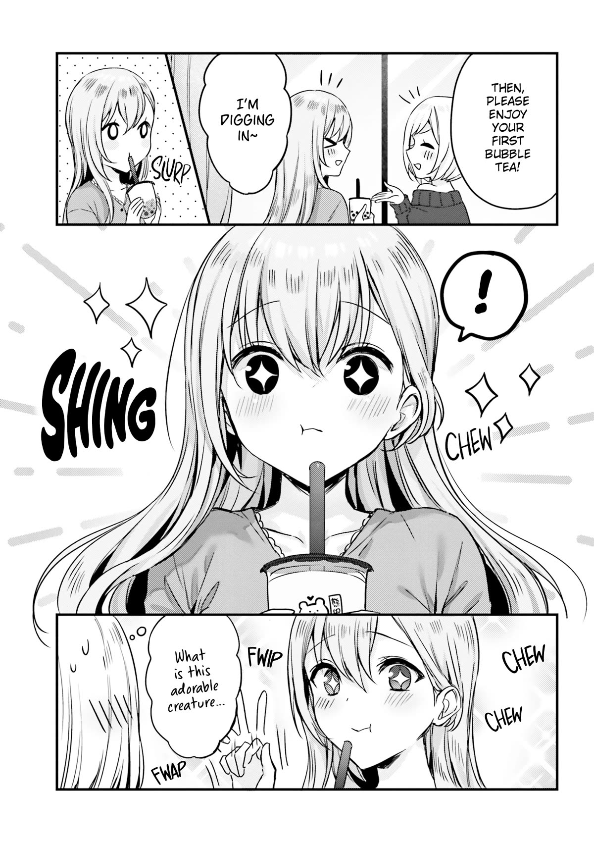 Nanako From The Neighborhood Chapter 16.5 page 3 - Chapter 16.5: Her First Bubble Tea