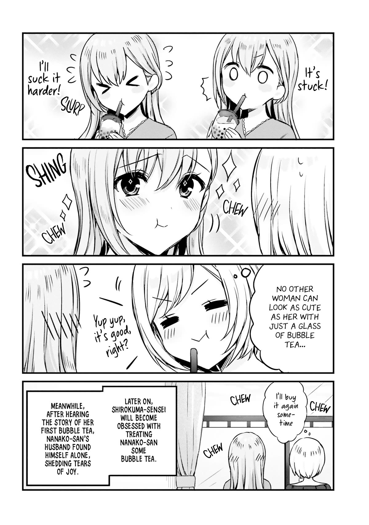 Nanako From The Neighborhood Chapter 16.5 page 4 - Chapter 16.5: Her First Bubble Tea
