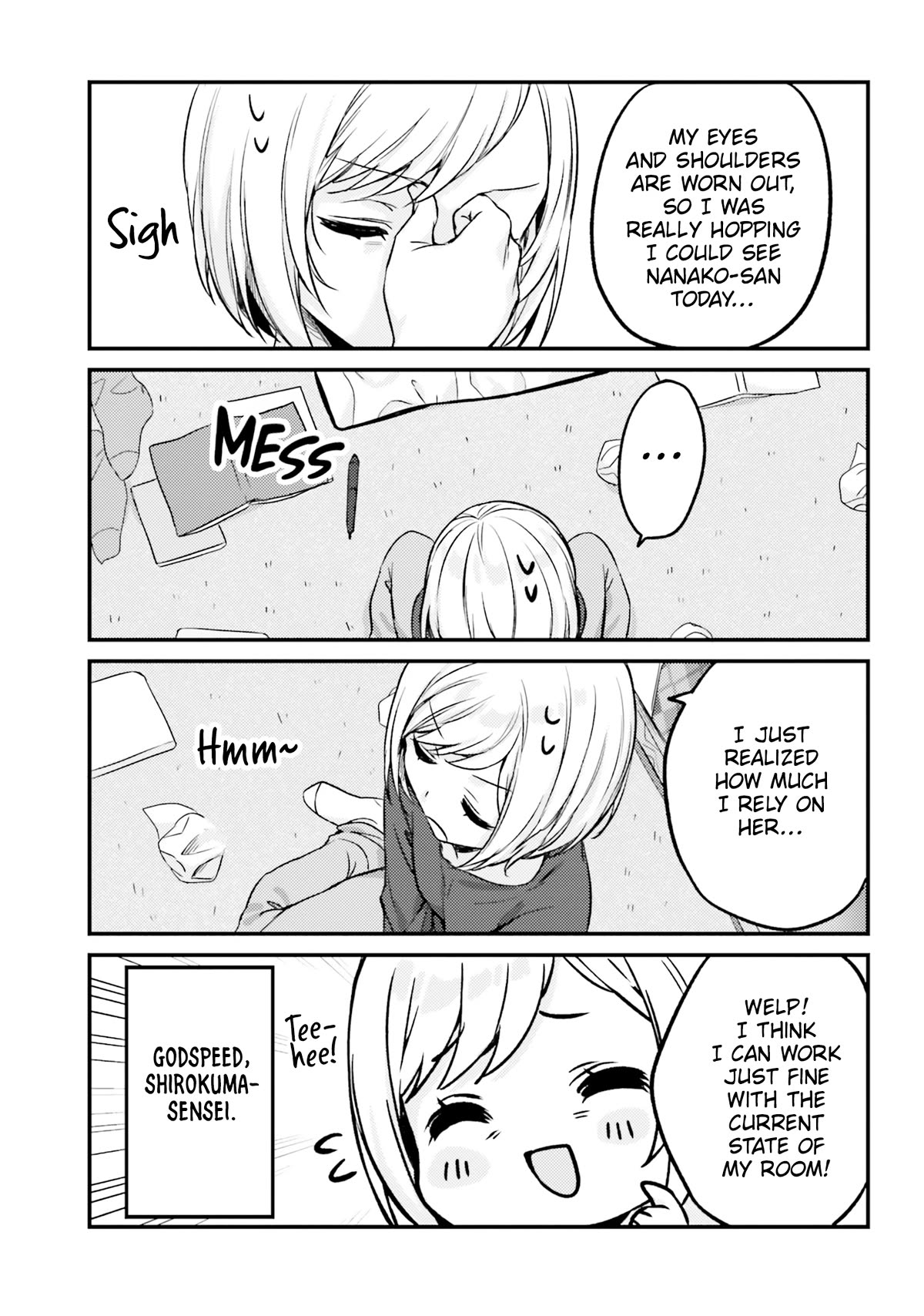 Nanako From The Neighborhood Chapter 16 page 3 - Chapter 16: A Day When Nanako-san Can't Come Over