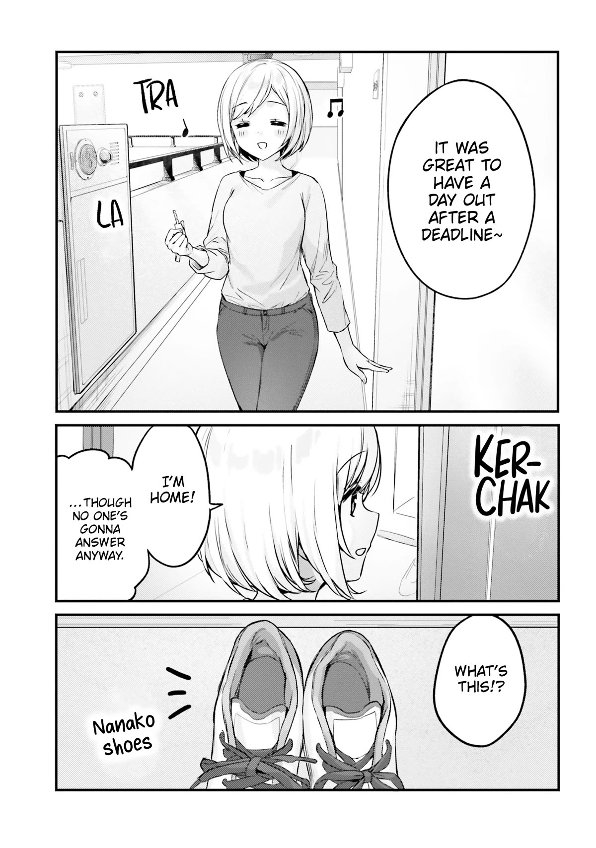 Nanako From The Neighborhood Chapter 18 page 1 - Chapter 18: Shirokuma-sensei and Nap Time