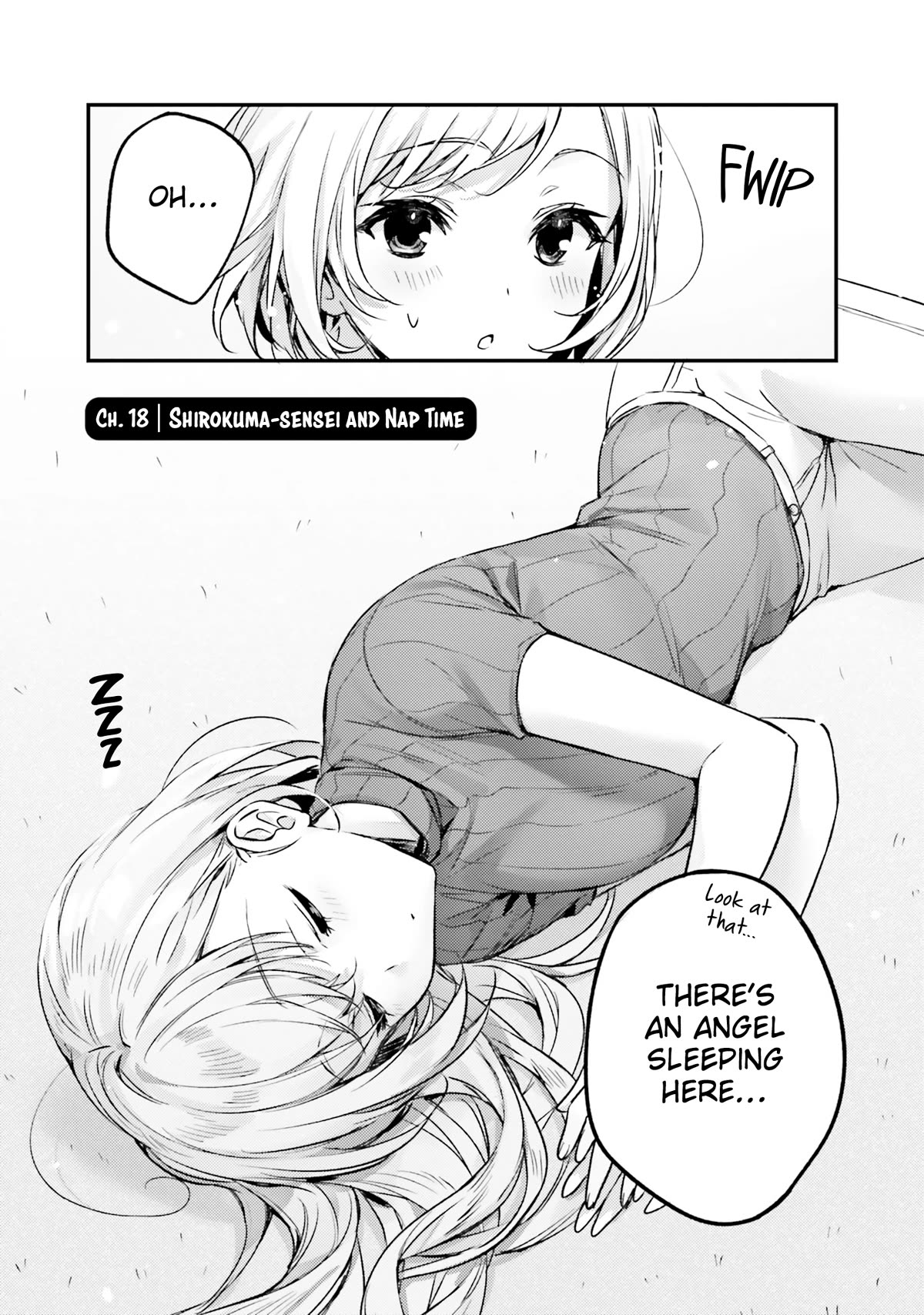 Nanako From The Neighborhood Chapter 18 page 3 - Chapter 18: Shirokuma-sensei and Nap Time