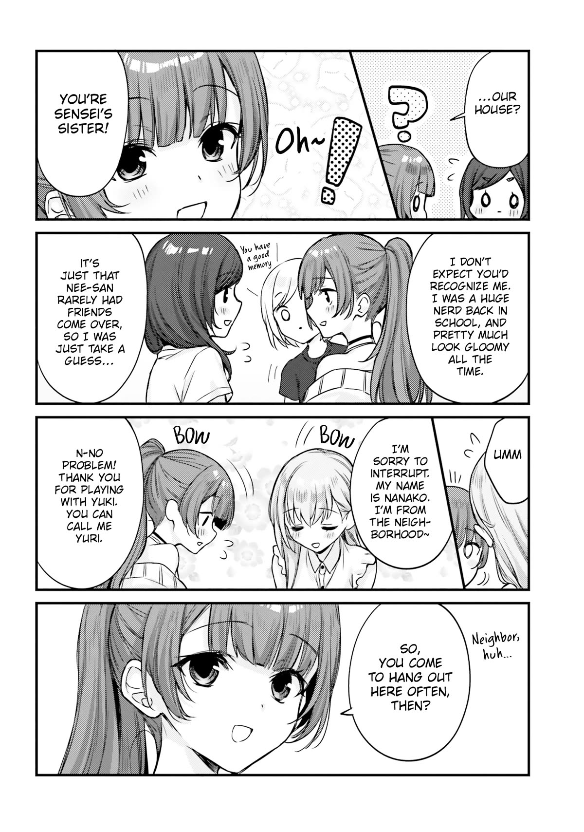 Nanako From The Neighborhood Chapter 21 page 4 - Chapter 21: Nanako-san, a Kid, and Puddings ②