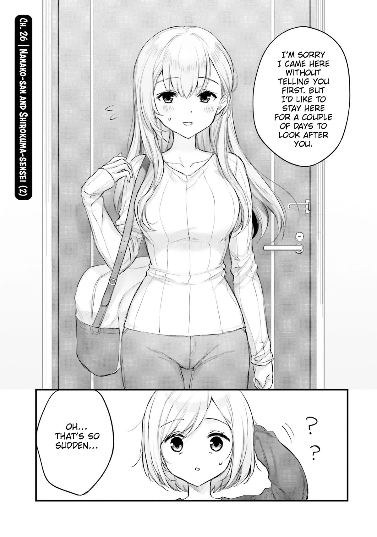 Nanako From The Neighborhood Chapter 26 page 3 - Chapter 26: Nanako-san and Shirokuma-sensei ②