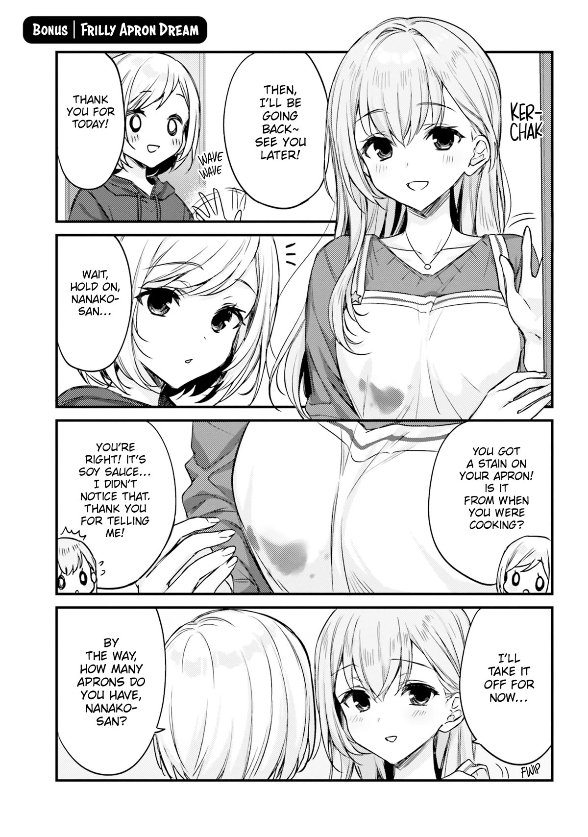 Nanako From The Neighborhood Chapter 27.5 page 1 - Chapter 27.5: Frilly Apron Dream