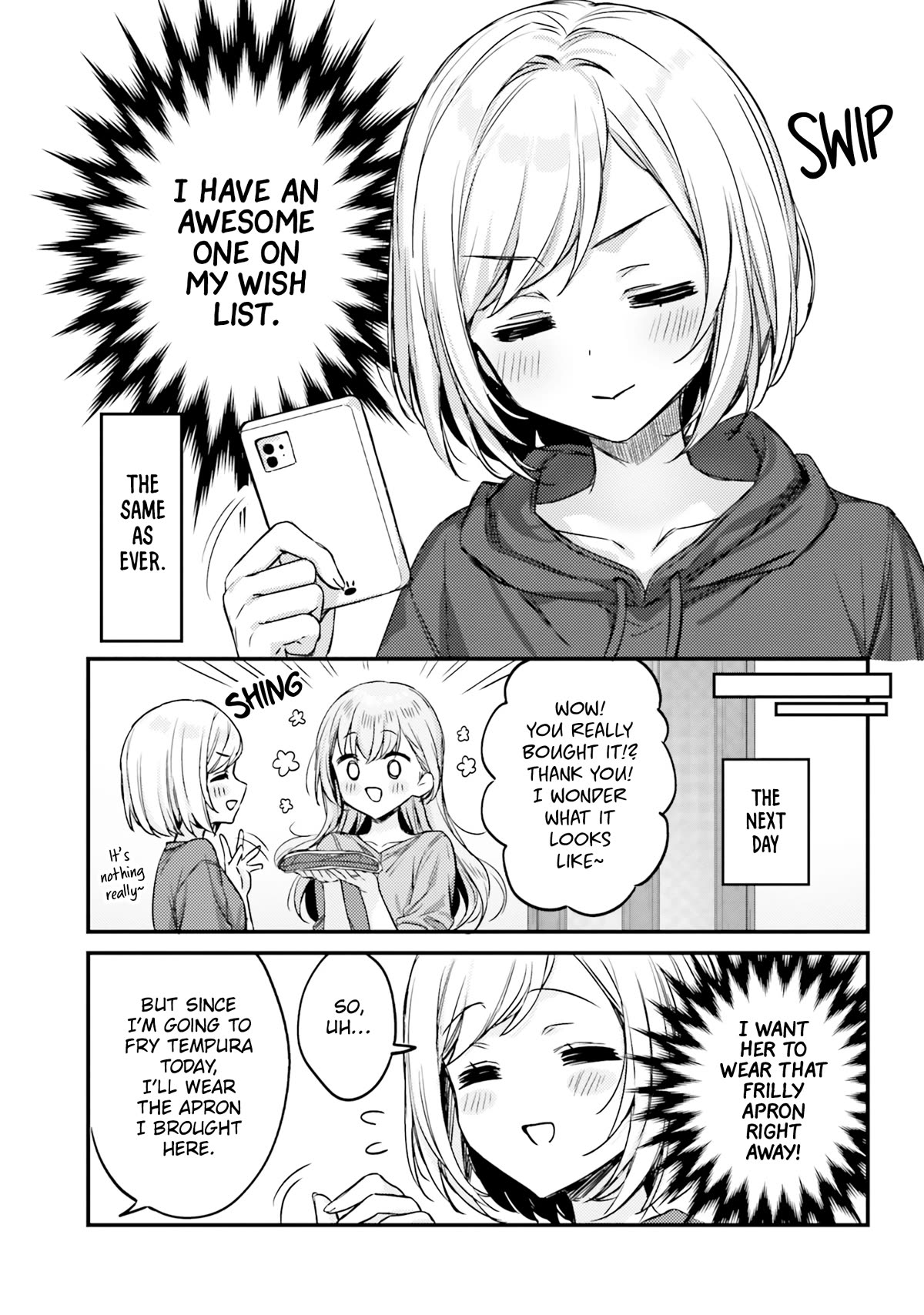 Nanako From The Neighborhood Chapter 27.5 page 3 - Chapter 27.5: Frilly Apron Dream