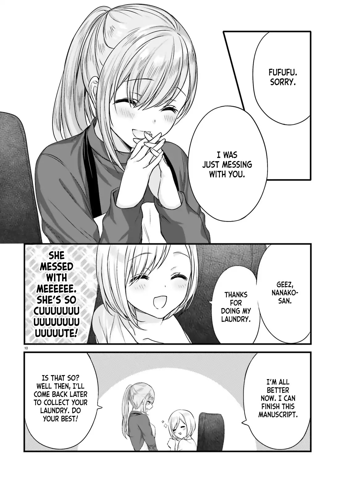 Nanako From The Neighborhood Chapter 3 page 10 - Chapter 3: Nanako-san and Sweets and Laundry