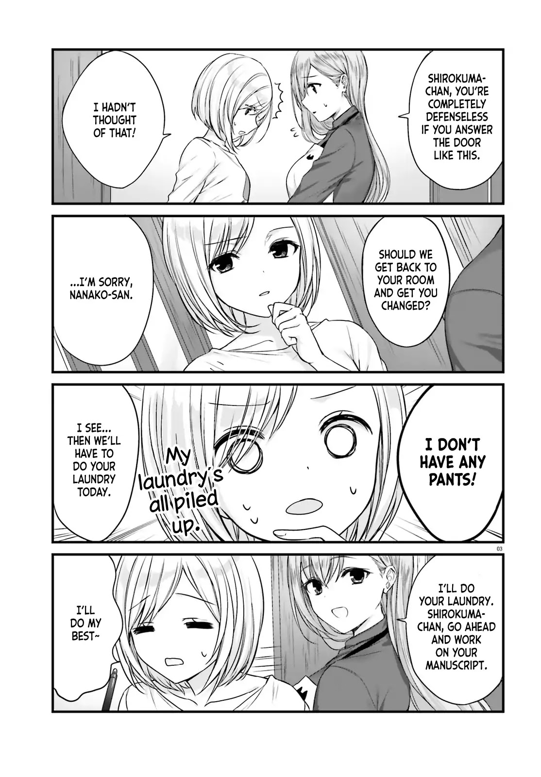 Nanako From The Neighborhood Chapter 3 page 3 - Chapter 3: Nanako-san and Sweets and Laundry