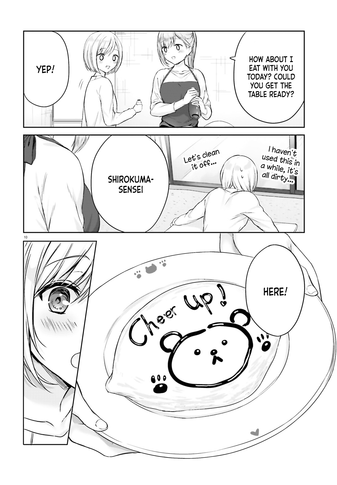 Nanako From The Neighborhood Chapter 4 page 10 - Chapter 4: Even shirokuma-sensei has days when she's down